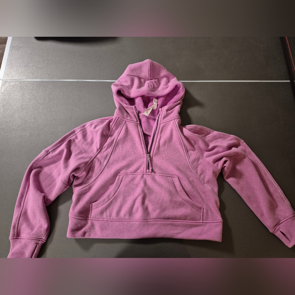 Lululemon Oversized Half Zip Cropped Hoodie * PLUSH
